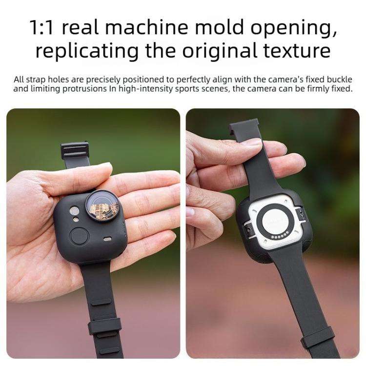 Sports Camera Expansion Strap Silicone Protective Cover, For Insta360 Go Ultra