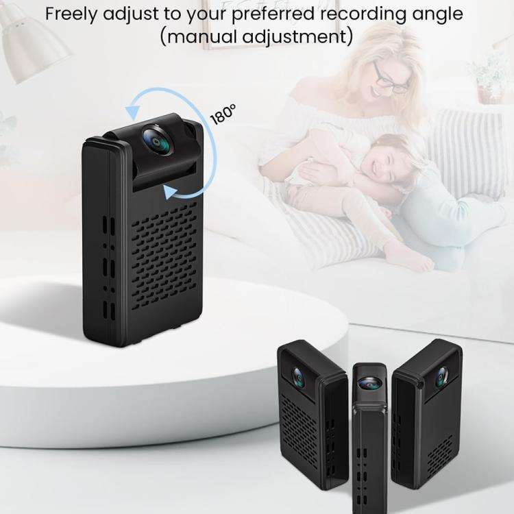 L31 With Motion Detection Alarm Push Notifications 180-Degree Rotating Mini Camera Ultra HD Recor...