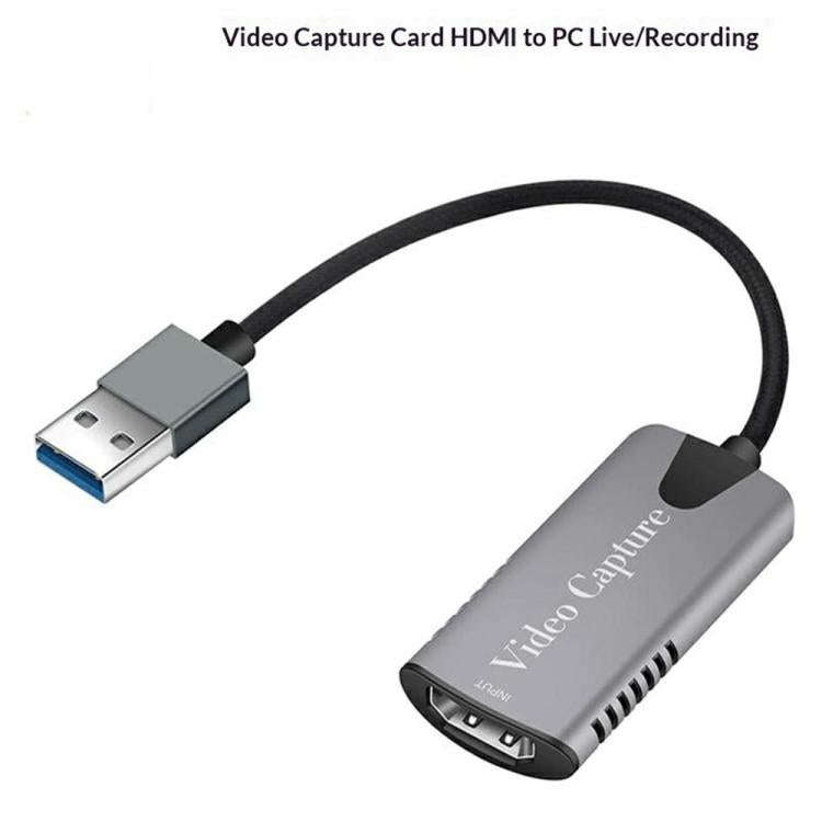 HU-04 USB 2.0 Video Capture Card 4K Input 1080P Output Converter, HU-04