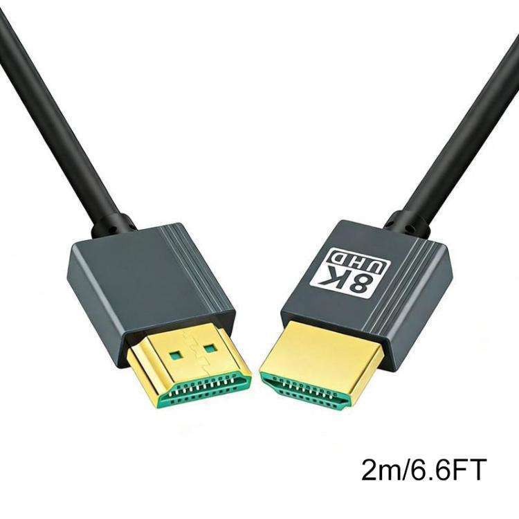 HDMI High-definition Cable 2.1 Version 8K Video Cable Computer TV Projector Connection Cable, 1.6...