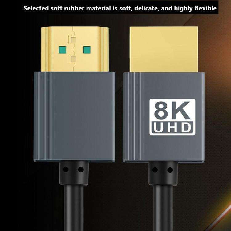 HDMI High-definition Cable 2.1 Version 8K Video Cable Computer TV Projector Connection Cable, 1.6...