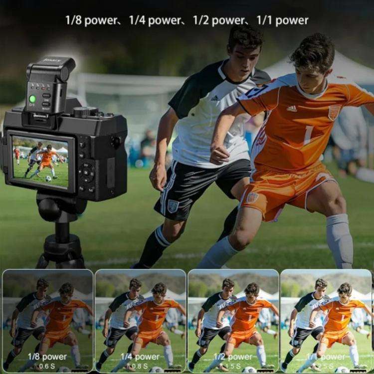 JMARY FM-06R For Camera Mini Flash Fill Light Hot Shoe Mount 300mAh Rechargeable LED Light