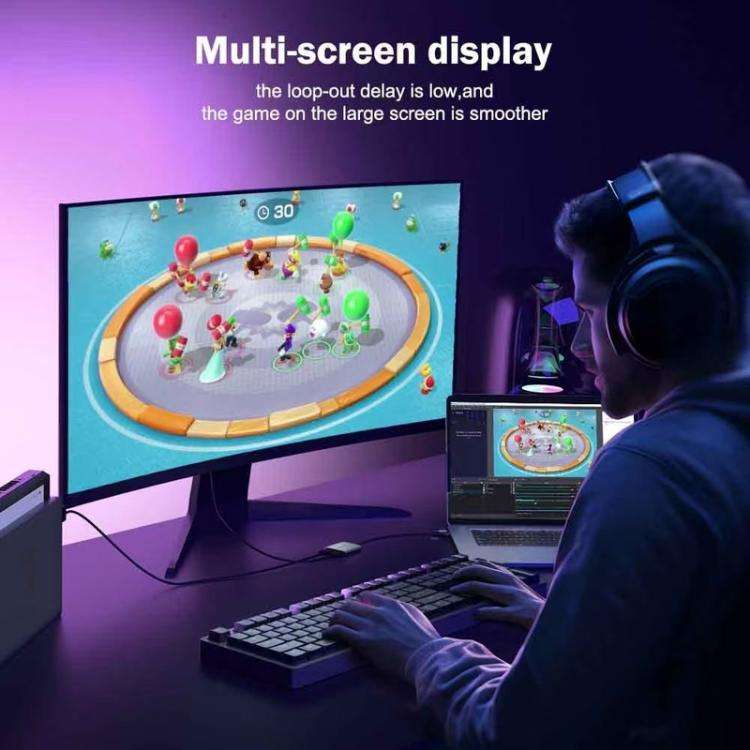 Lemorele AC07 4K HDMI Video Capture Card for Live Streaming, AC07