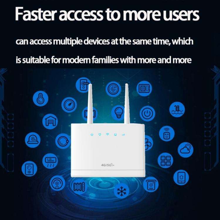 R311 Pro SIM Card WiFi Router 300Mbps Wireless Mobile Hotspot CPE 4G LTE Router, Style 2