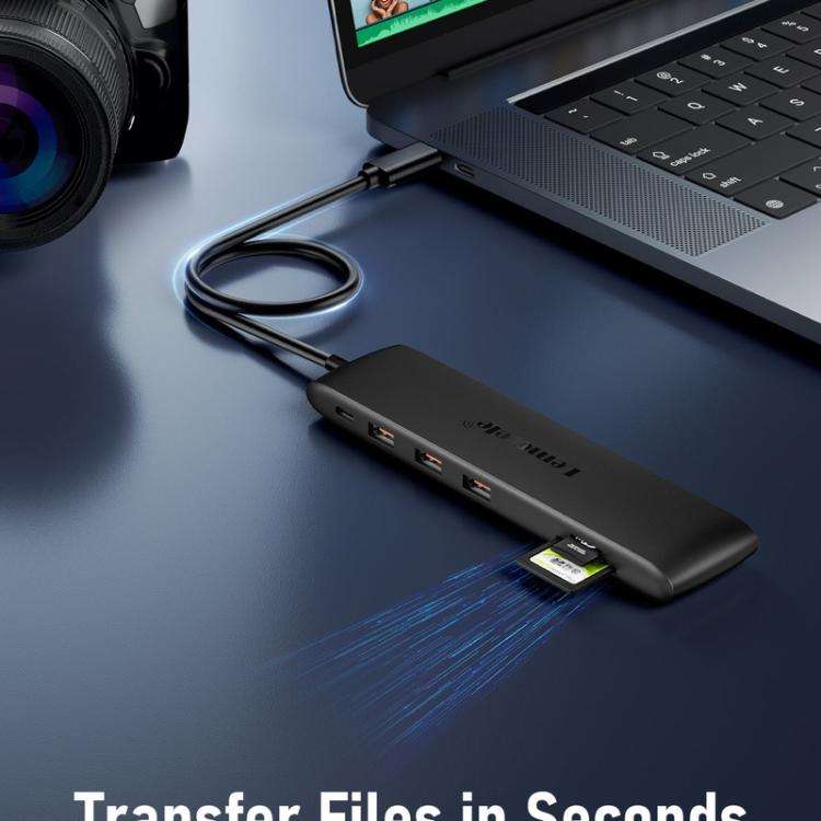 Lemorele TC97 Type-C Docking Station Gigabit Ethernet 4K HDMI PD Charging Hub