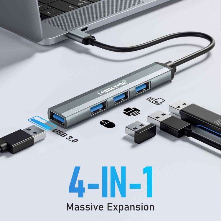 Lemorele TC57 4 in 1 Docking Station 4K Display 100W PD Laptop Portable Adapter