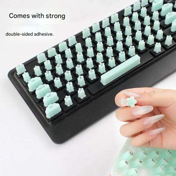 Keycaps for Typing with Long Nails