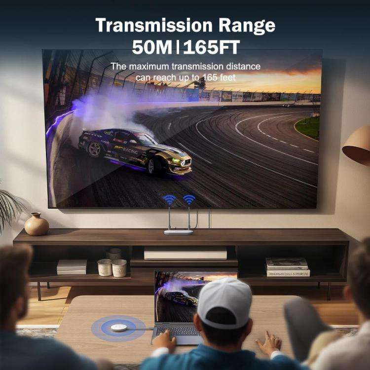 Lemorele G52R1 HDMI-compatible Wireless Transmitter Set 1080P 50M HDMI VGA 3.5mm Audio Adapter