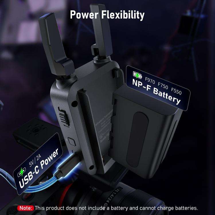 Lemorele R5000 Wireless Video Transmitter 1 In 1 Loop Out 1TX To 4RX 1080P 200M HDMI-compatible E...
