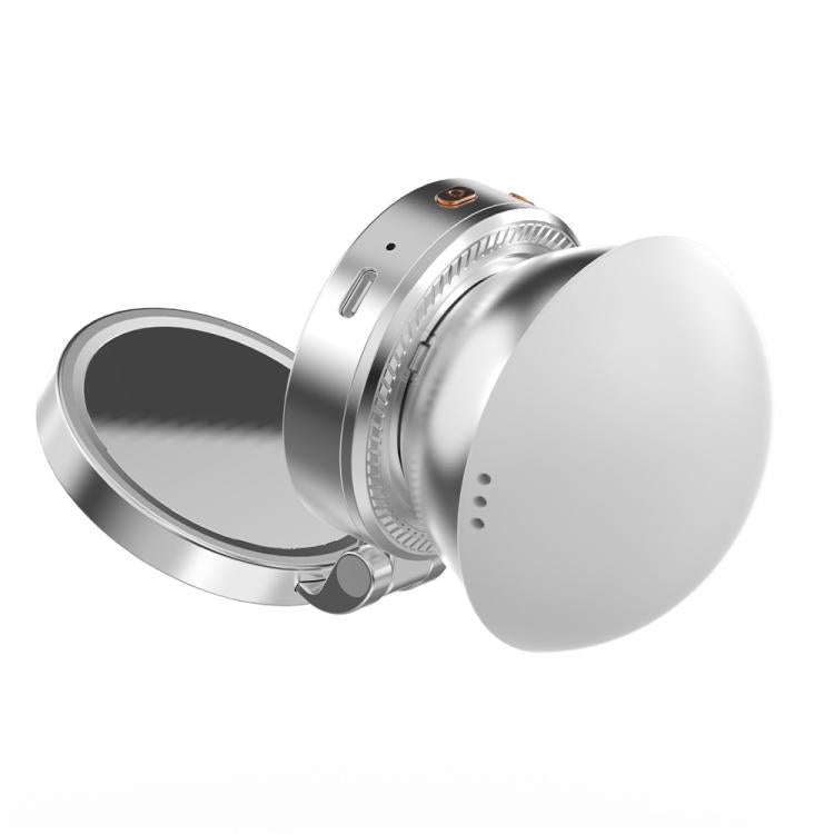 K08 3-Color Temperature Phone Photography Light 360 Degree Foldable Selfie Magnetic LED Ring Light