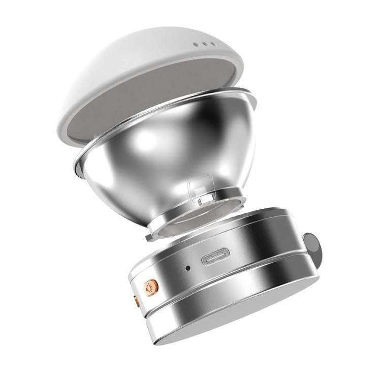 K08 3-Color Temperature Phone Photography Light 360 Degree Foldable Selfie Magnetic LED Ring Light