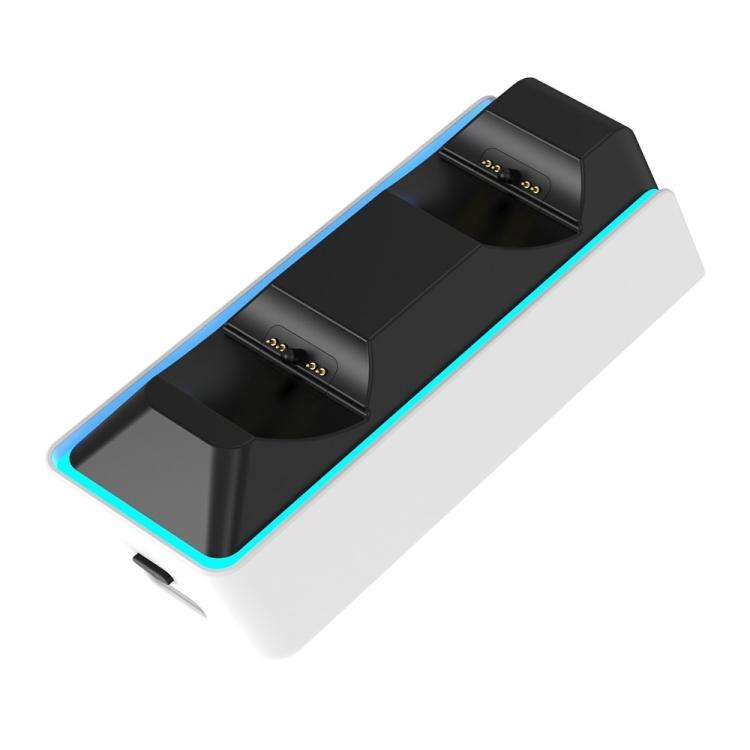 For PS5 / PS5 Slim / PS5 Pro / PS5 Edge 9-RGB Light Modes Fast Charge Station