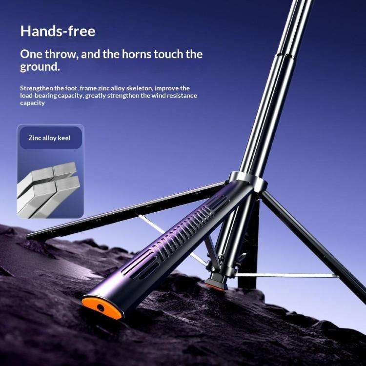Q575TK Auto Pop-up Face Tracking Gesture Control Smart Gimbal Tripod AI Selfie Stick, Q575TK