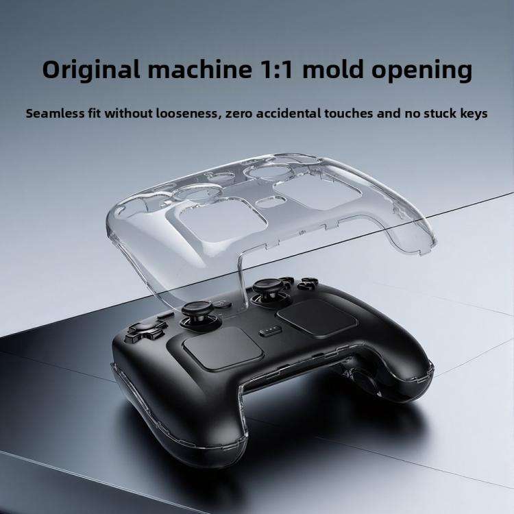 For 2026 Steam Controller 2 Transparent Crystal PC Hard Shell Anti-Drop Protective Case