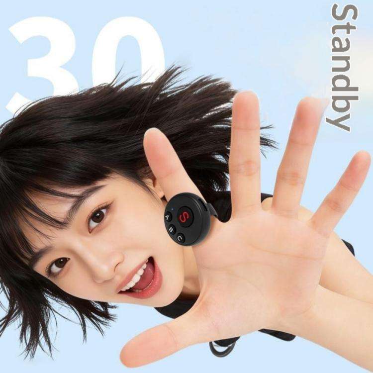 D11 BT Remote Control Ring Wearable Action Camera Controller For DJI Action, GoPro, Insta360 Acti...