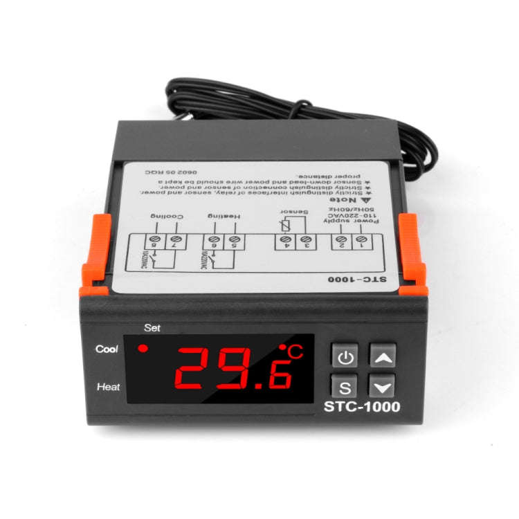 STC-1000 220V Digital Temperature Controller LED Temperature Regulator Thermostat for Incubator R...