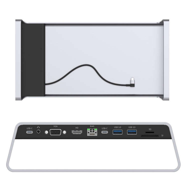 Onten 95109 Type-C To HDMI + VGA + RJ45 + USB3.0 x 2 11 in One Multi-Function Adapter and Compute...