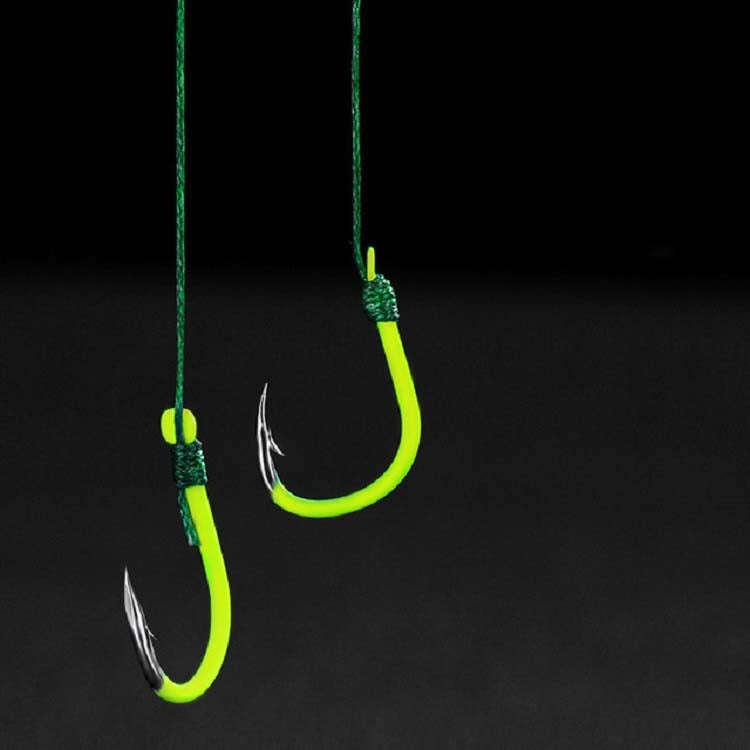 5 in 1 Stranded Double Hook Anti-winding Silver Carp Fishing Group Spring Fishing Hook, 8, 9, 10,...