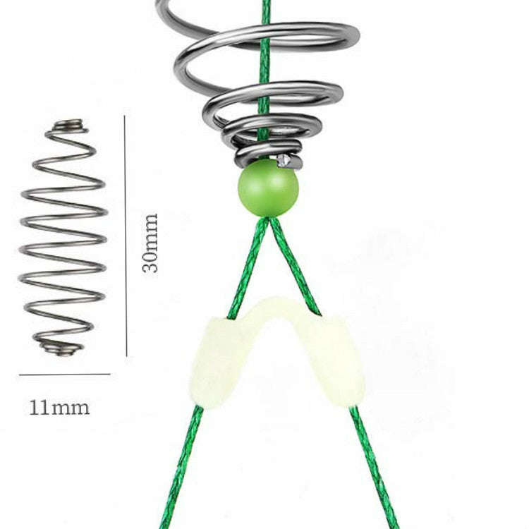 5 in 1 Stranded Double Hook Anti-winding Silver Carp Fishing Group Spring Fishing Hook, 8, 9, 10,...