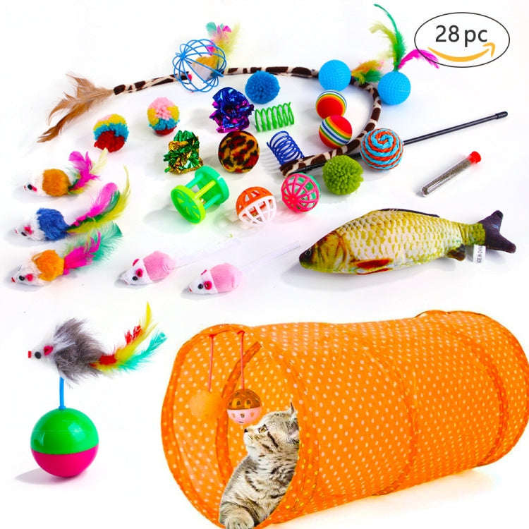 Pet Cat Toy Set Funny Cat Stick Plush Mouse Combo Toy,Specification:, No.11 Set, No.13 Set, No. 1...