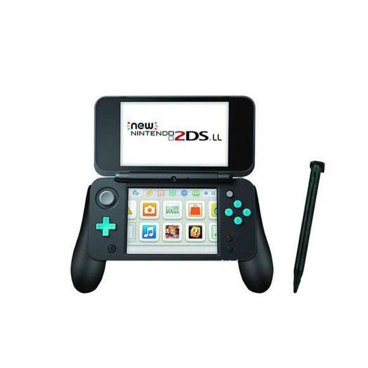 KJH 3 in 1 Handgrip Kit Game Grip + Crystal Ccover + Touch Pen for NEW 2DSLL, For NEW 2DSLL