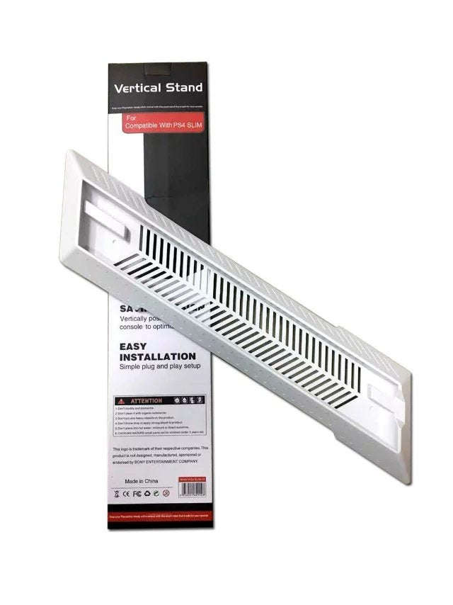 For PS4 Slim Simple Bracket Host Cooling Bracket, White, black