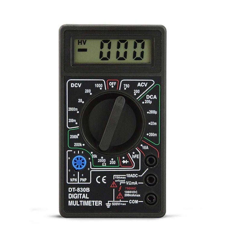 DT830B Mini Digital Multimeter Electrical Instrument, DT830B