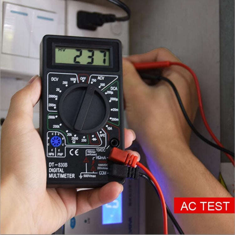 DT830B Mini Digital Multimeter Electrical Instrument, DT830B