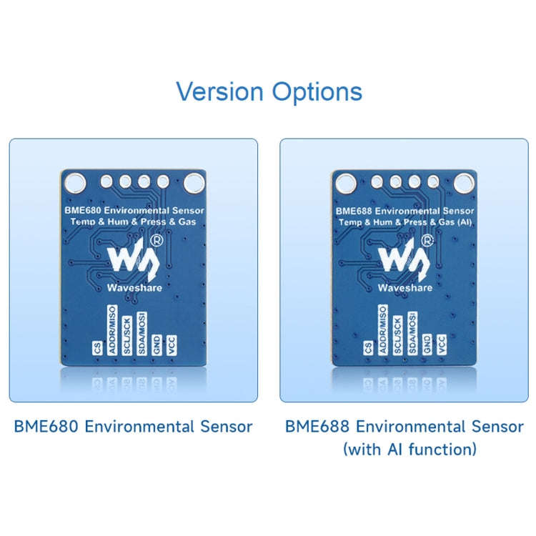 Environmental Sensor Supports Temperature / Humidity / Barometric Pressure / Gas Detection, BME68...