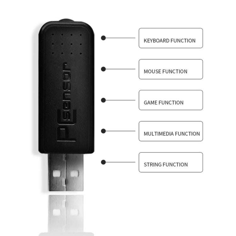 USB Switch Cable Keyboard Mouse Custom Shortcut Keys, 1 Switch, 3 Switches, 6 Switches