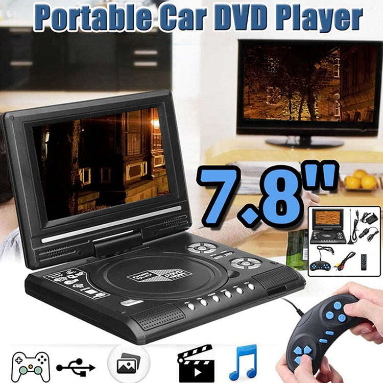7.8 inch Portable DVD with TV Player, Support SD / MMC Card / Game Function / USB Port, 7.8 inch ...