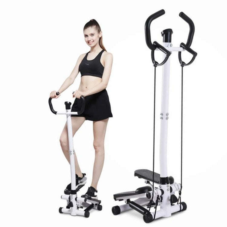 Household Mute Armrest  Fitness Equipment Multifunctional Hydraulic Stepper, with Drawstring and ...