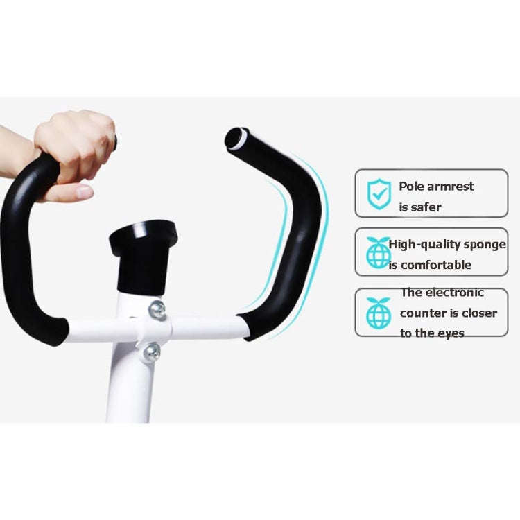 Household Mute Armrest  Fitness Equipment Multifunctional Hydraulic Stepper, with Drawstring and ...