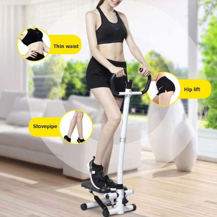 Household Mute Armrest  Fitness Equipment Multifunctional Hydraulic Stepper, with Drawstring and ...