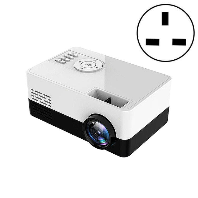 S261/J16 Home Mini HD 1080P Portable LED Projector, Support TF Card / AV / U Disk, US Plug, EU Pl...