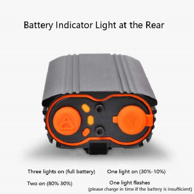 Bicycle Front Light USB Charging T6 Cycling Light Waterproof Mountain Bike Light, Waterproof Bike...