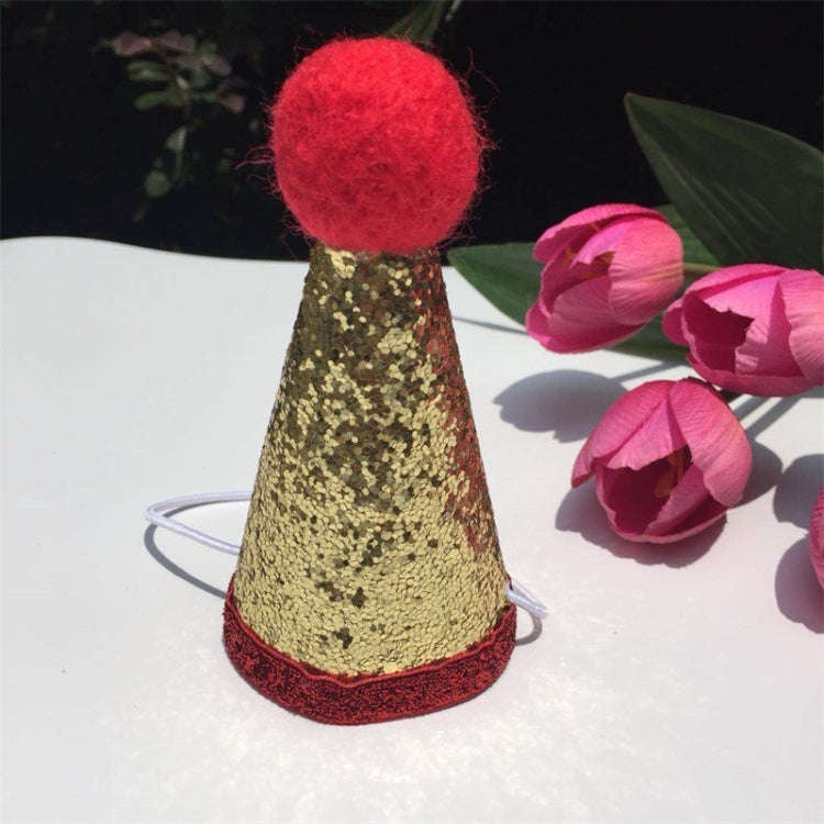 Pets Sequined Bows Hat Christmas Decorations Supplies, Sequined Bows