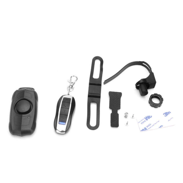 Bicycle Lock Anti-theft Anti-lost USB Charging Wireless Remote Control Vibration Alarm Detector S...