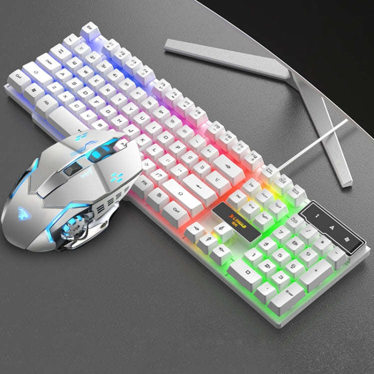 X-L SWAB GX50 Computer Manipulator Feel Wired Keyboard + Macro Programming Mouse, Color, Black...