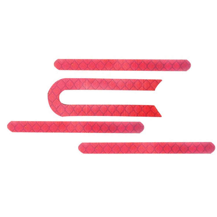 One Font U-shaped Reflective Strip for Xiaomi M365 Pro Electric Scooter Front and Rear Wheels
