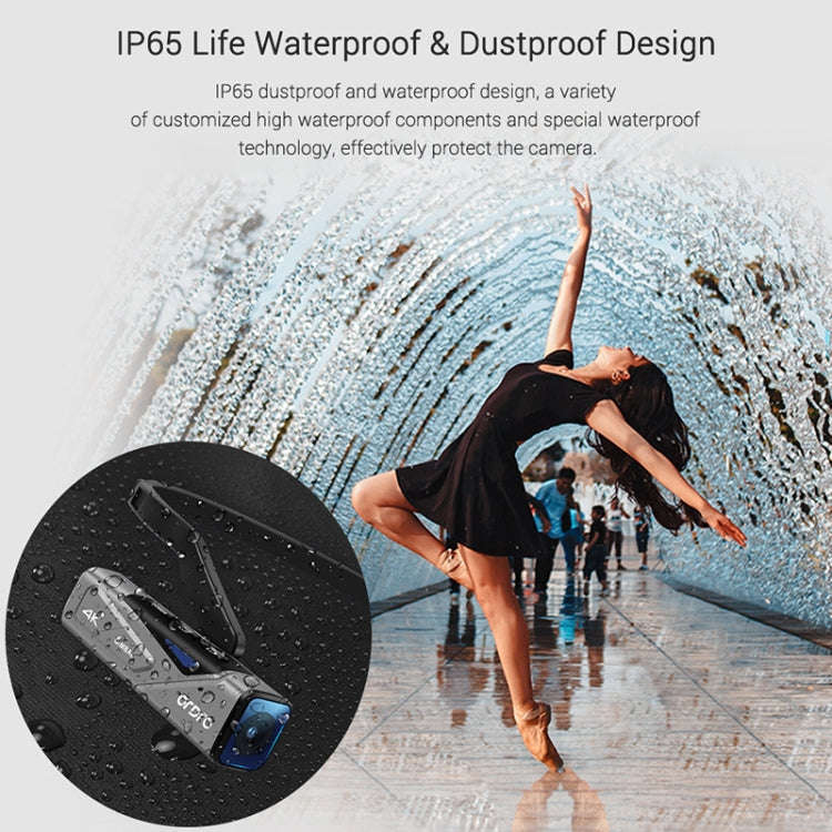 ORDRO EP7 4K Head-Mounted  Auto Focus Live Video Smart Sports Camera, Without Remote Control, Wit...