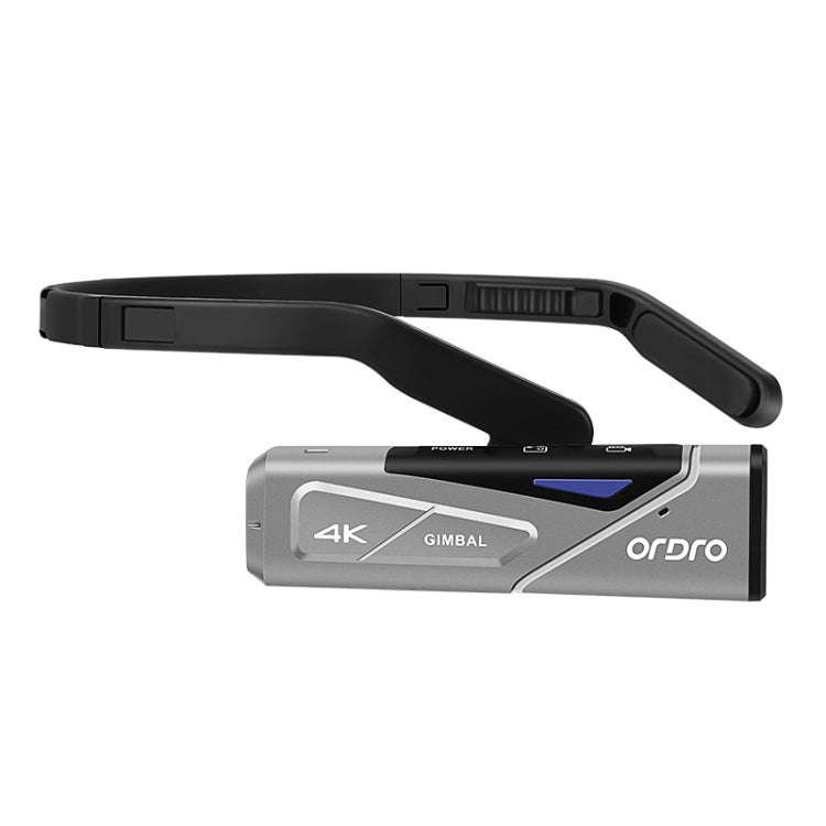ORDRO EP7 4K Head-Mounted  Auto Focus Live Video Smart Sports Camera, Without Remote Control, Wit...