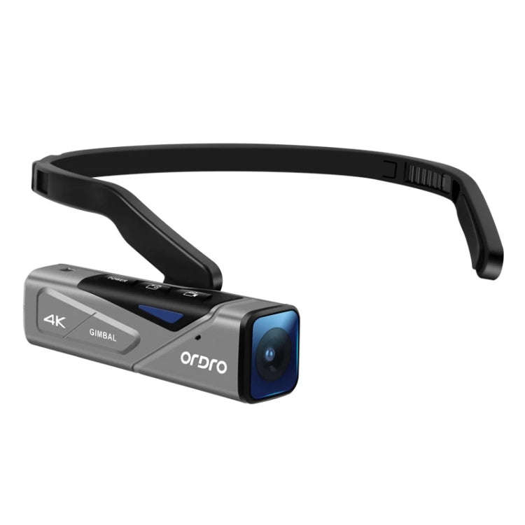 ORDRO EP7 4K Head-Mounted  Auto Focus Live Video Smart Sports Camera, Without Remote Control, Wit...