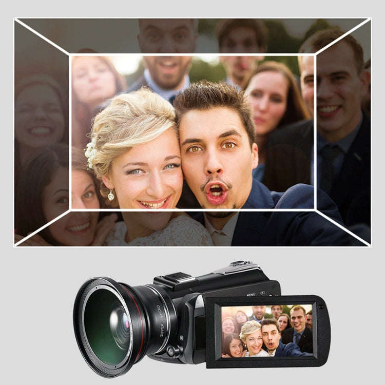ORDRO AC3 3.1 inch IPS Screen 4K Full HD 13MP Night Vision WiFi Live Camcorder DV Digital Camera,...