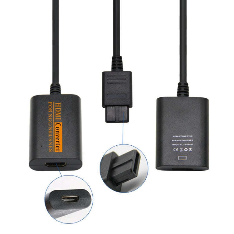 720P Retro Game Console Video Converter HDMI Converter for NGC/N64/SNES/SFC