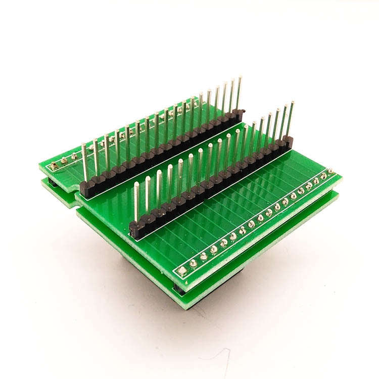 QFN32-0.5 Burning Seat Chip Test Seat Flip Shrapnel Double-Layer Board Programming Seat, QFN32-0.5