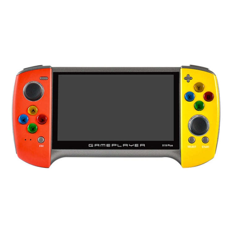 X19 Plus 5.1 inch Screen Handheld Game Console 8G Memory Support TF Card Expansion & AV Output, X...