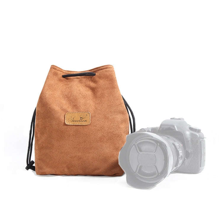 S.C.COTTON Liner Shockproof Digital Protection Portable SLR Lens Bag Micro Single Camera Bag, Squ...