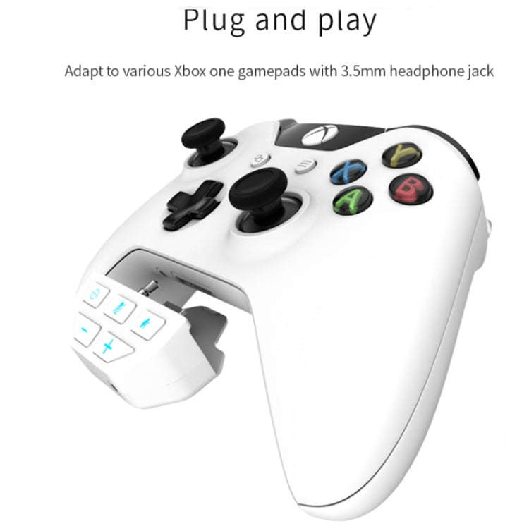Gamepad Sound Card Headset Adapter For XBOX One / XBOX Series X / S / PS5, White, Black