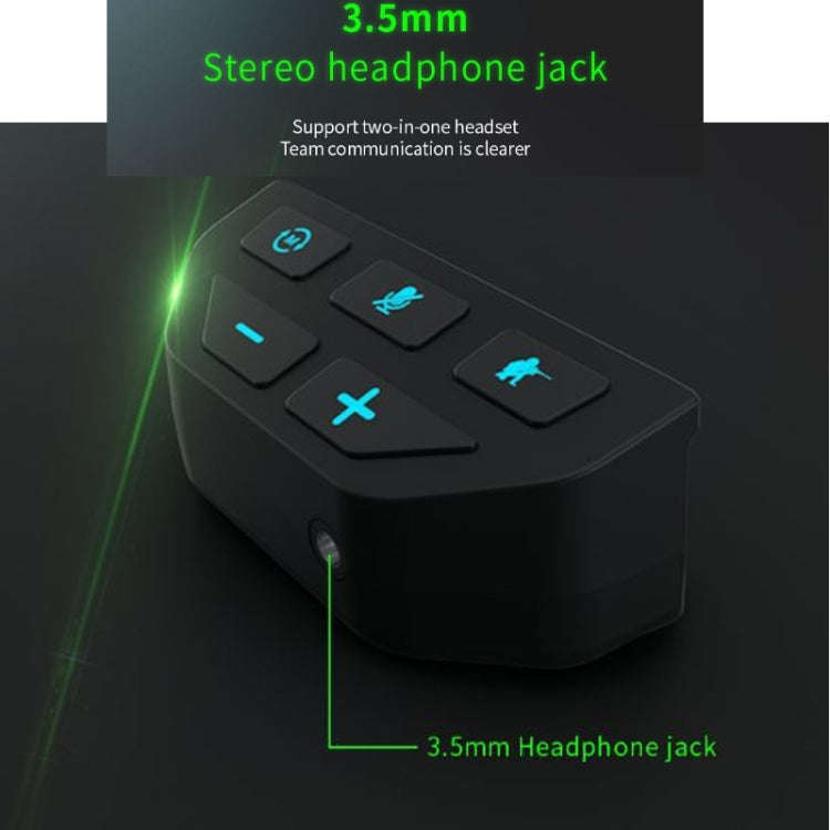 Gamepad Sound Card Headset Adapter For XBOX One / XBOX Series X / S / PS5, White, Black